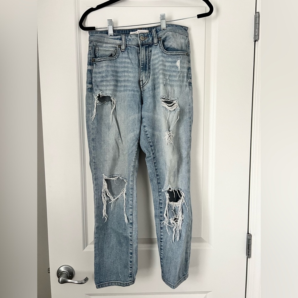 Tobi Distressed Boyfriend Jeans Size 3